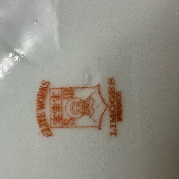 Elite Works vintage gold rimmed floral plate - Picture 7 of 7